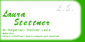 laura stettner business card